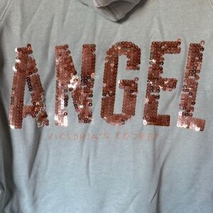 Victoria’s Secret sequins ANGEL zip up sweatshirt